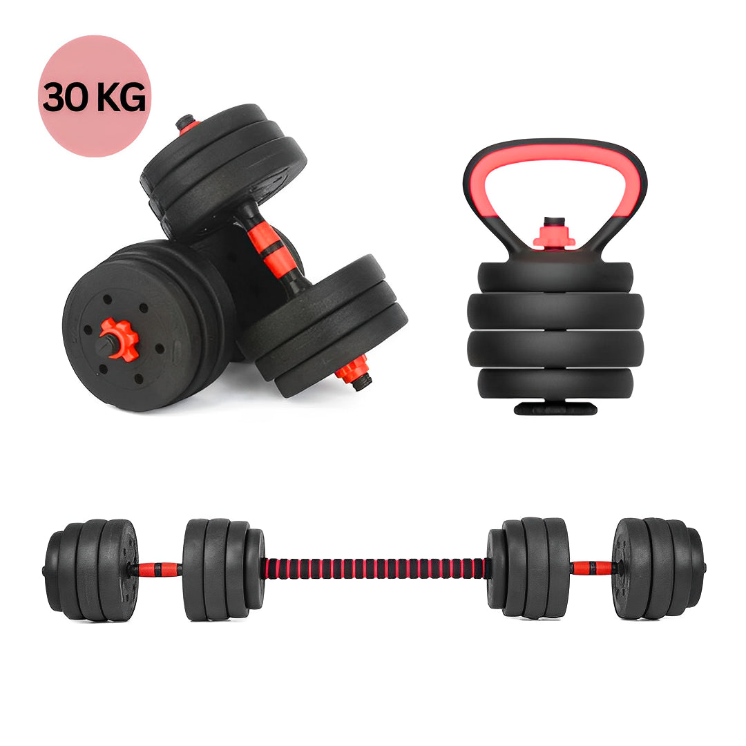 20/30/40Kg Dumbbell Barbell Weight Set Pair of Hand Weights Gym Fitness Workout