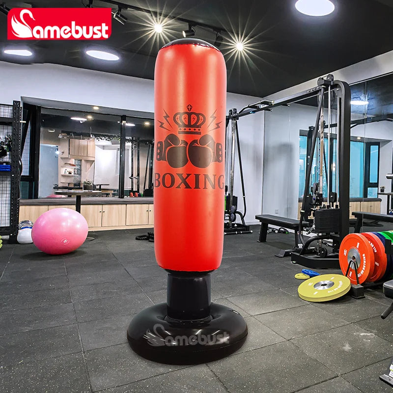 Camebust Punching Bag Inflatable Boxing Bag, Bounce Back Bag Punching for sports, inflatable Boxing Equipment for daily relax or