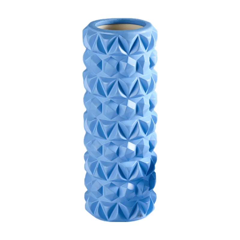 3D Diamond Foam EVA Massage Roller Hollow Yoga Column Fitness Equipment For Muscle Physiotherapy And Sports Rehabilitation Rolle