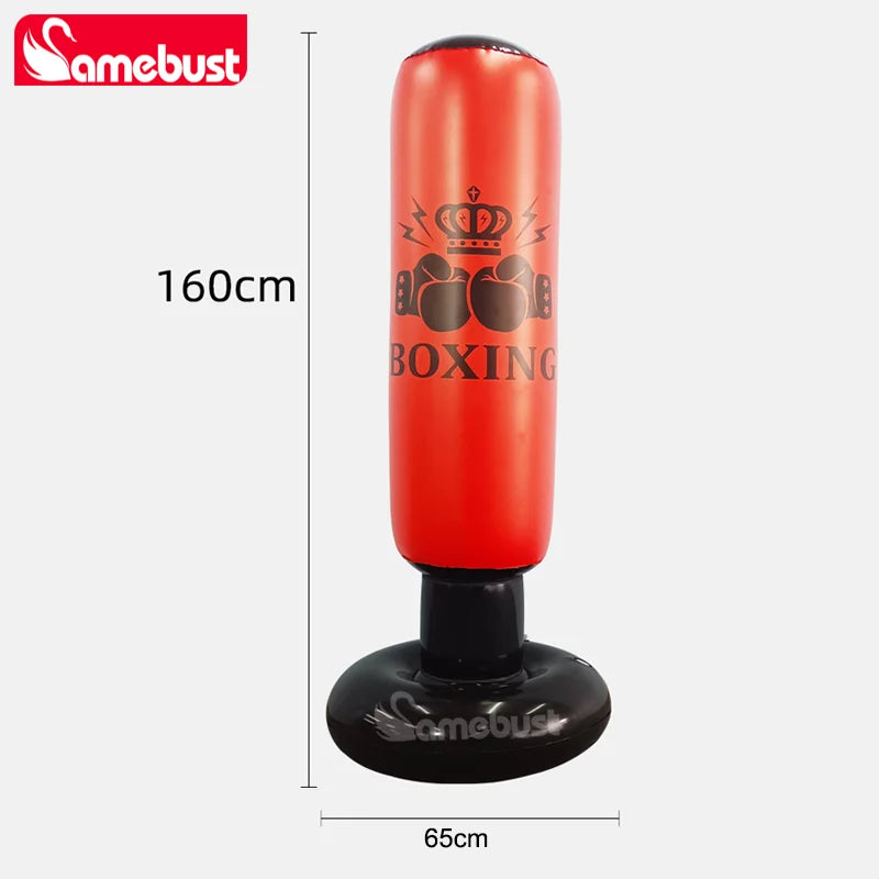 Camebust Punching Bag Inflatable Boxing Bag, Bounce Back Bag Punching for sports, inflatable Boxing Equipment for daily relax or