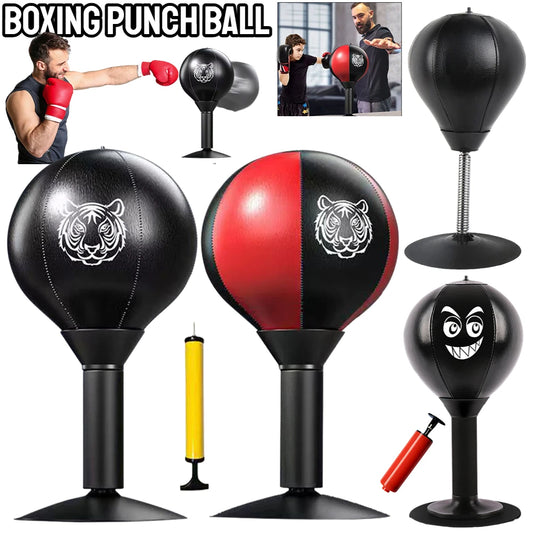 Desktop Punching Bag Table Boxing Punch Ball with Strong Suction Cup Kids Adults Stress Relief Toys For Thai Sports Equipment