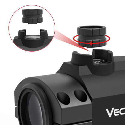 Vector Optics-Maverick-III 3x22 Magnifier with Rubber Armed, Long Eye Relief, Fit Maverick/Scrapper Red Dot Scope Sight, AR 15